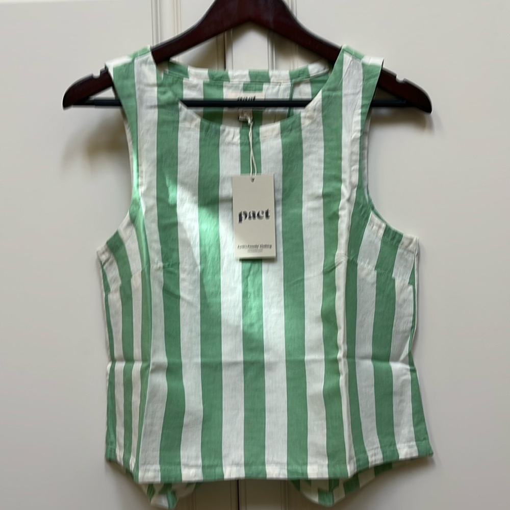 Pact Linen Blend Top